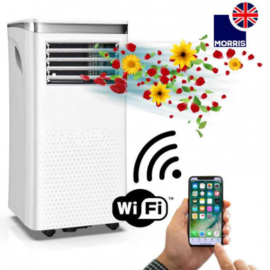 Morris Portable Air Conditioner Conditioning 9000 BTU with WiFi App & Dehumidifier