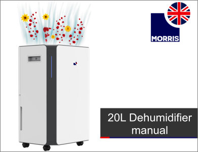 Morris 20L dehumidifier instruction manual