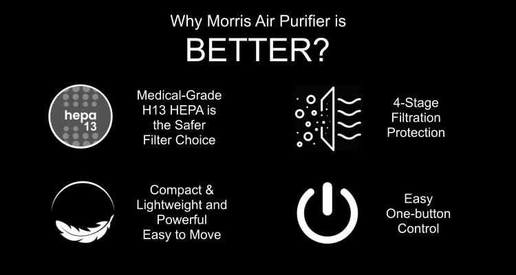 Morris portable air purifier why is it better