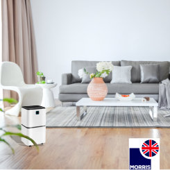 Morris 12L with Wi-Fi electric dehumidifier ideal for the living room