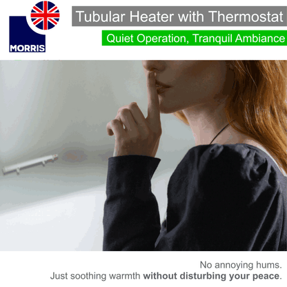 Morris 4ft Tubular Heater With Thermostat - Slimline 190 Watts