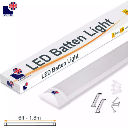 Morris Slimline 6ft LED Batten light