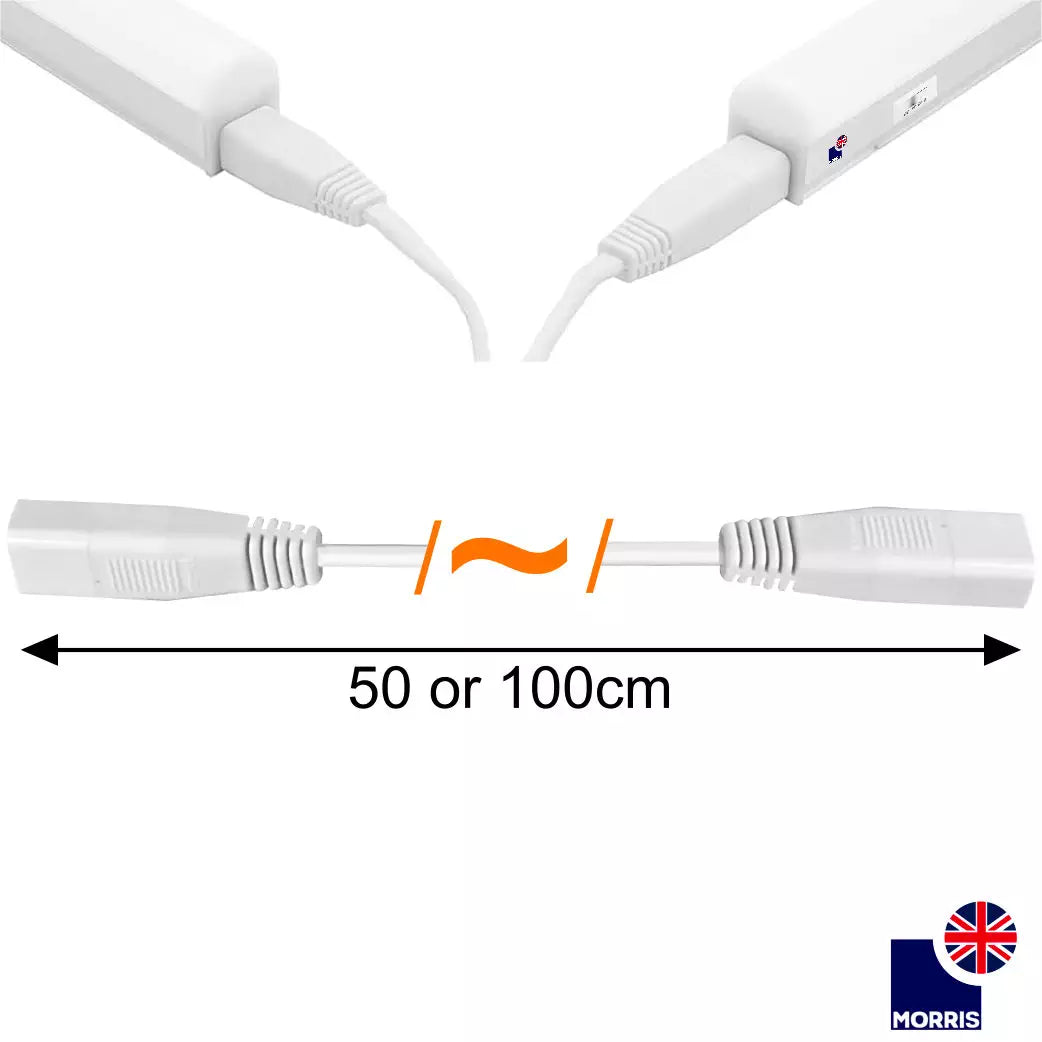 LED T5 Under Cabinet Lights Connector cable extension