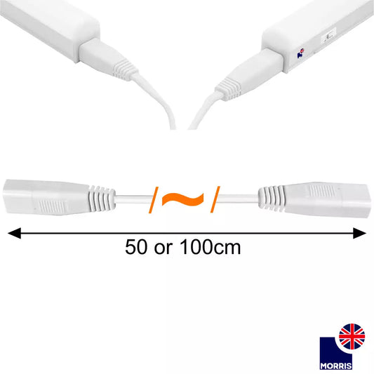 LED T5 Under Cabinet Lights Connector cable extension