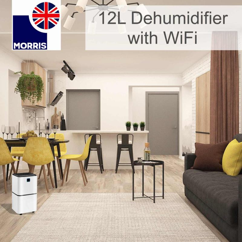 Morris 12L Smart Dehumidifier with WiFi Control