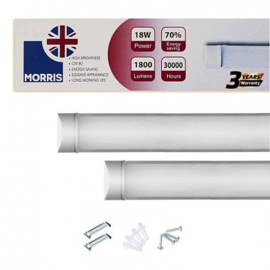 Morris Slimline 2ft Twin LED Batten light