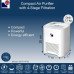 Morris 4 in 1 Compact Air Purifier for Home HEPA for Dust, Smoke, Asthma, Mold (H13-Medical Grade filter)