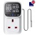 Morris Digital Thermostat for Tube Heater with Timer and Probe (UK Socket)