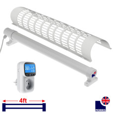 Morris 4ft Tube with Guard, Thermostat and Timer Set