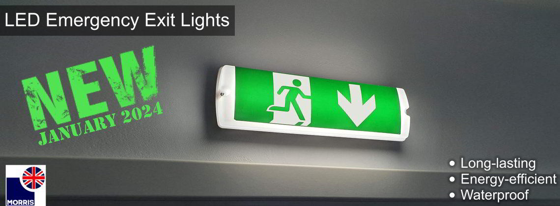 Morris NEW LED emergency light bulkhead exit