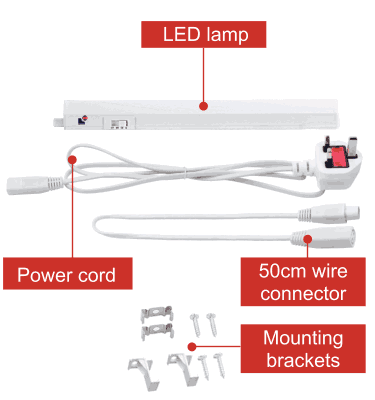 Morris LED lights for under the cabinets full products package